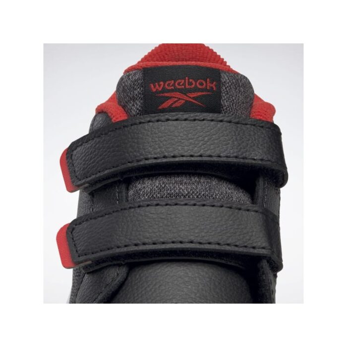 ⁦Reebok Kids' Weebok Clasp Low Shoes- حذاء ريبوك ويبوك كلاسب لو للأطفال لون أسود وأحمر⁩ - الصورة ⁦4⁩