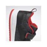⁦Reebok Kids' Weebok Clasp Low Shoes- حذاء ريبوك ويبوك كلاسب لو للأطفال لون أسود وأحمر⁩ - الصورة ⁦5⁩