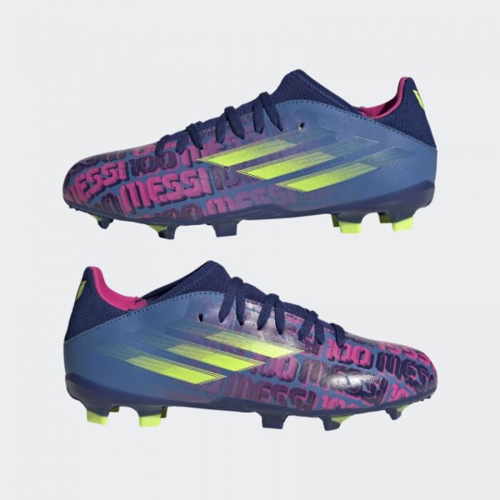 ⁦adidas X Speedflow Messi.3 Firm Ground Boots - Blue⁩ - الصورة ⁦7⁩