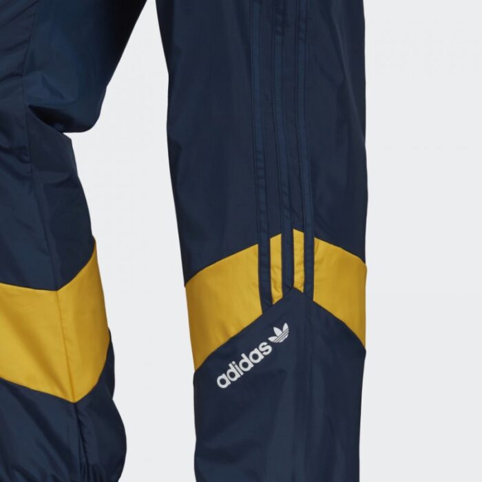 ⁦adidas Mens' Ripstop Track Pants - Blue- بنطلون اديداس ريبتوب تراك للرجال لون أزرق⁩ - الصورة ⁦5⁩
