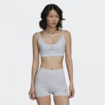 ⁦حمالة صدر بلوزة بنمط صدرية توب بطباعة شعار الماركة من اديداس للنساء لون سكني Adidas 2000 LUXE BRA TOP⁩ - الصورة ⁦9⁩