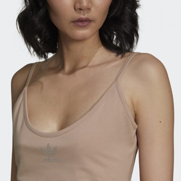 ⁦adidas 2000 Luxe Bra Top - Beige صدرية اديداس 2000 لوكس للنساء لون بيج⁩ - الصورة ⁦5⁩
