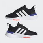 ⁦adidas Kids' Racer TR21 Shoes - Black- حذاء اديداس ريسر تي ار 21 للأطفال لون أسود⁩ - الصورة ⁦7⁩