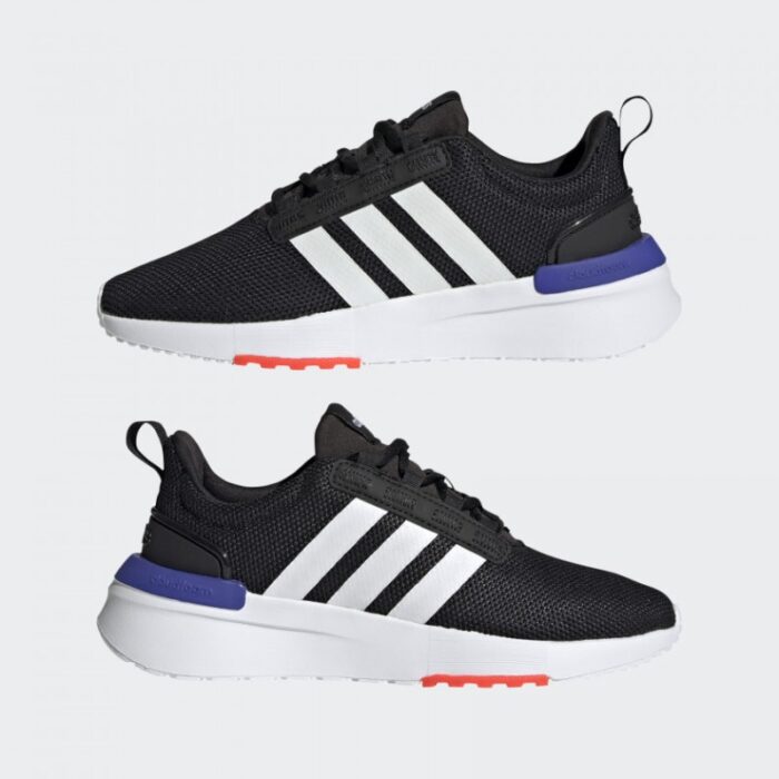 ⁦adidas Kids' Racer TR21 Shoes - Black- حذاء اديداس ريسر تي ار 21 للأطفال لون أسود⁩ - الصورة ⁦7⁩