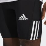 ⁦Adidas Mens' AEROREADY Lyte Ryde Techfit Short- شورت اديداس ارةريدي للرجال لون أسود⁩ - الصورة ⁦5⁩