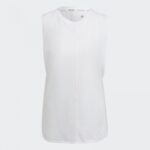 adidas Women's Karlie Kloss Loose Tank Top - White- توب تانك اديداس كارلي كلوس للنساء لون أبيض