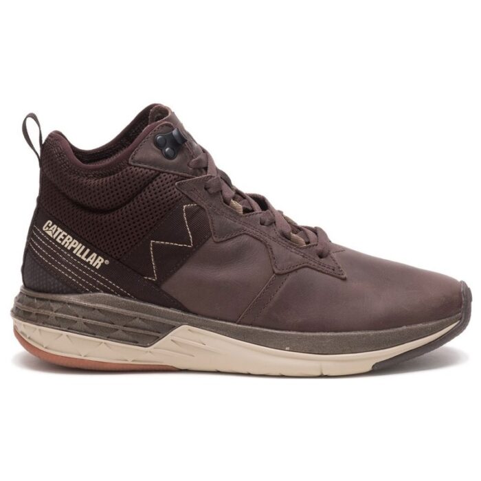 ⁦Caterpillar Men's Cityrogue Mid Trainers Shoes -حذاء كاتلربيلر سيتي روجي ميد للرجال لون بني⁩ - الصورة ⁦6⁩