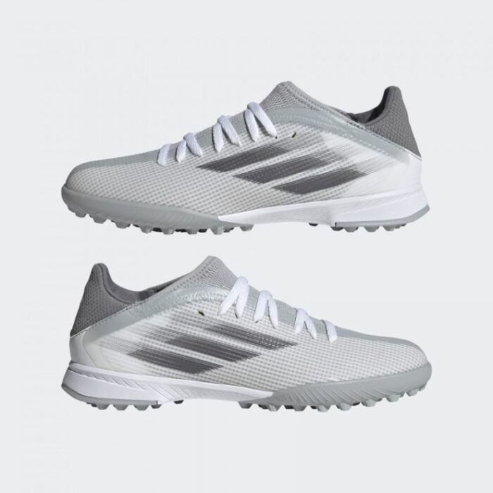 ⁦adidas X Speedflow.3 Turf Boots - White⁩ - الصورة ⁦7⁩