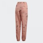 ⁦adidas Womens' R.Y.V. Track Pants - Pink- بنطلون اديداس ار واي في تراك للنساء لون زهري⁩ - الصورة ⁦2⁩