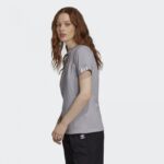 ⁦adidas Womens' Originals R.Y.V. TEE -Grey- تيشيرت اديداس للنساء لون رمادي⁩ - الصورة ⁦4⁩