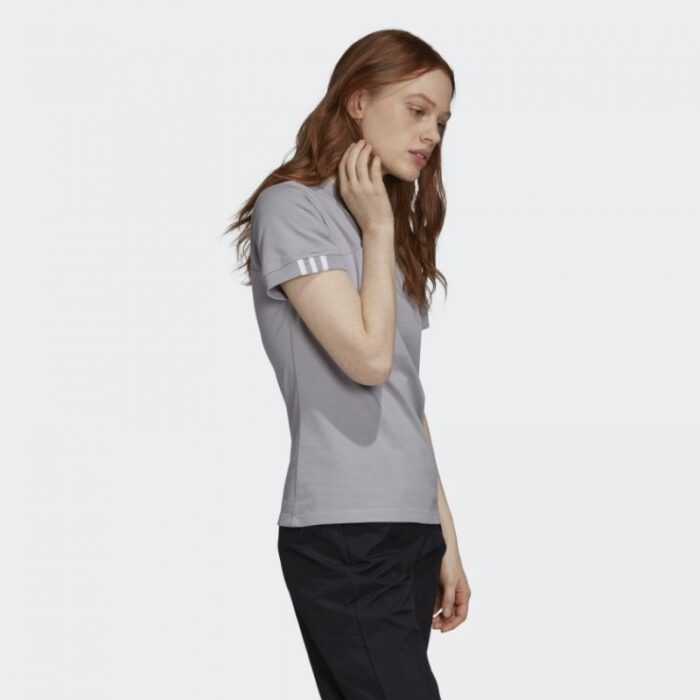 ⁦adidas Womens' Originals R.Y.V. TEE -Grey- تيشيرت اديداس للنساء لون رمادي⁩ - الصورة ⁦6⁩