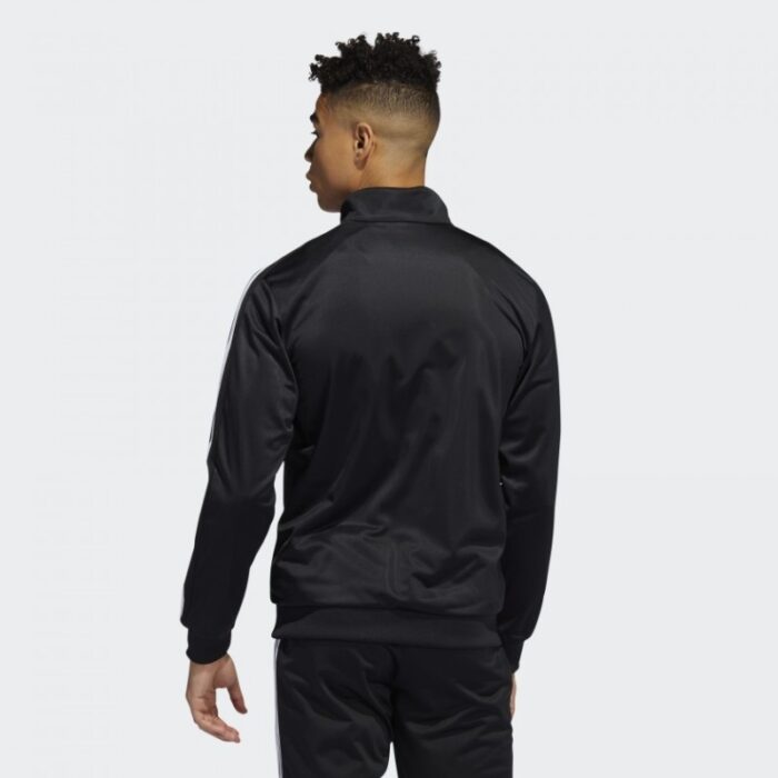 ⁦adidas Long Sleeve Zip Up Chile 20 Black⁩ - الصورة ⁦5⁩