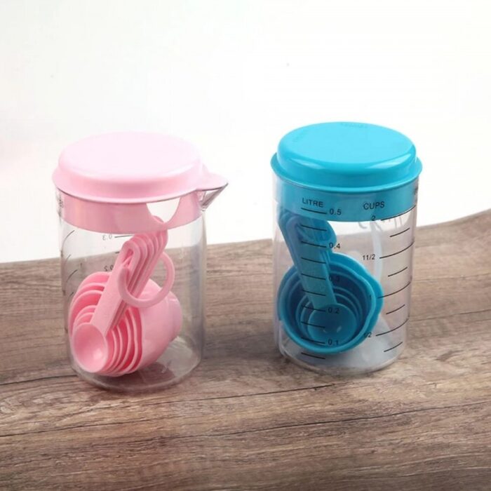 10305030_67db0fd990d01 مطربان معيار بيبي مع معالق (زهري + ازرق) - الصورة 1