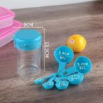 ⁦مطربان معيار بيبي مع معالق (زهري + ازرق)⁩ - الصورة ⁦4⁩