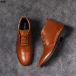 ⁦Rock Elegance Mo015 Leather Boot⁩ - الصورة ⁦3⁩