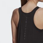 ⁦adidas Womens' Karlie Kloss Long Tank Top - Black- توب تانك اديداس كيرلي كلوز للنساء لون أسود⁩ - الصورة ⁦10⁩