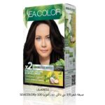 SEA COLOR صبغة شعر3/0 بني داكن دون أمونيا 100 م