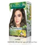 SEA COLORصبغة شعر8/11 اشقر زيتوني دون أمونيا 100 م