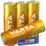 ⁦بطاريات فارتا لونغ لايف AA 4 Varta Batteries Longlife AA 4⁩ - الصورة ⁦2⁩
