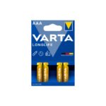 بطاريات فارتا لونغ لايف AAA 4 Varta Batteries Longlife AAA 4