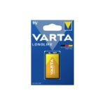 بطاريات فارتا لونغ لايف 9V Varta Batteries Longlife 9V