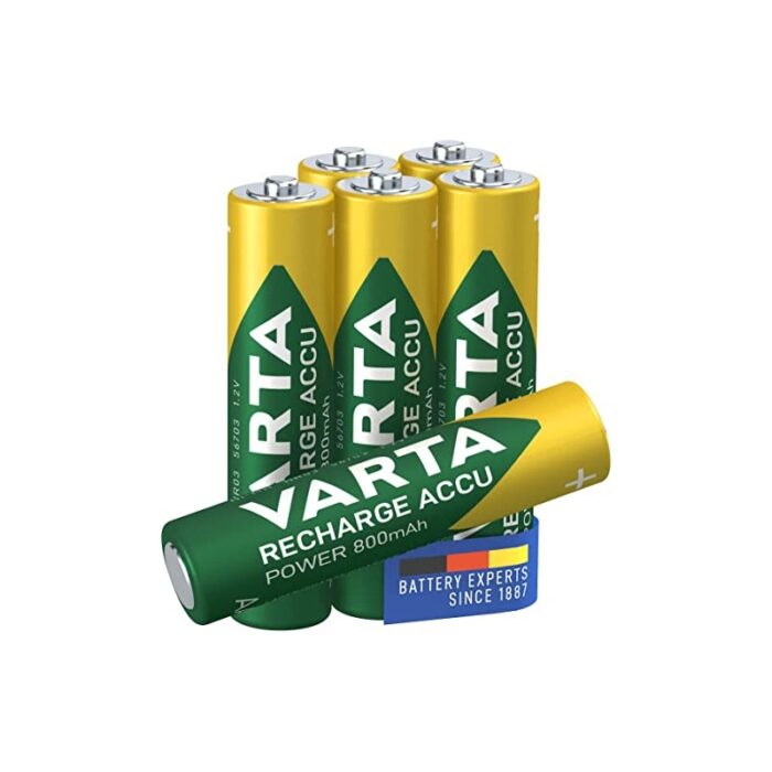 ⁦بطاريات فارتا قابلة للشحن AAA4 AAA4 R2U Rechargable Batteries⁩ - الصورة ⁦3⁩