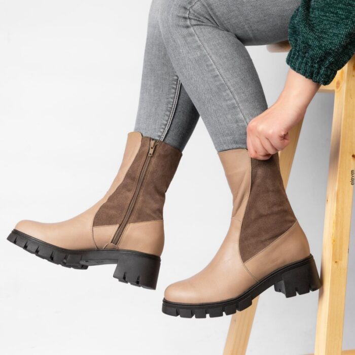 10307099_67db12ce36339 حذاء ستاتي جلد ساق طويل من روك - الصورة 1