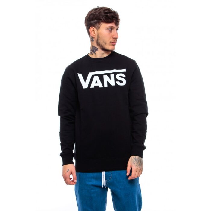 10307318_67db136073cea Vans Men's Classic Crew Sweatshirt - سويت شيرت فانز كلاسيك كرو للرجال لون أسود - الصورة 1