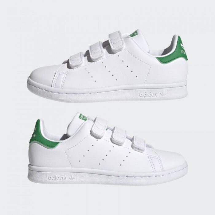 ⁦حذاء الأطفال ستان سميث سي اف من أديداس لون أبيض للجنسين ADIDAS STAN SMITH CF SHOES⁩ - الصورة ⁦7⁩