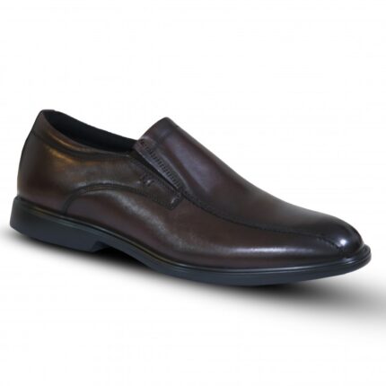 Hush Puppeis Men's Elegant Comfort Shoes - حذاء هاش بابيز اليجانت كمفورت للرجال لون بني محروق