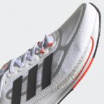⁦adidas Supernova+ Shoes-  حذاء اديداس سوبر نوفا بلس للرجال لون أبيض ورمادي⁩ - الصورة ⁦10⁩