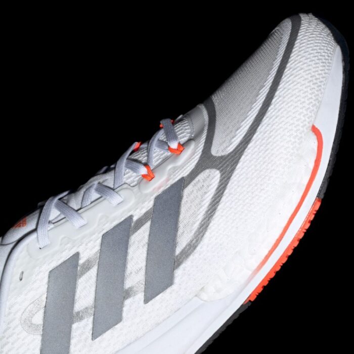 ⁦adidas Supernova+ Shoes-  حذاء اديداس سوبر نوفا بلس للرجال لون أبيض ورمادي⁩ - الصورة ⁦11⁩