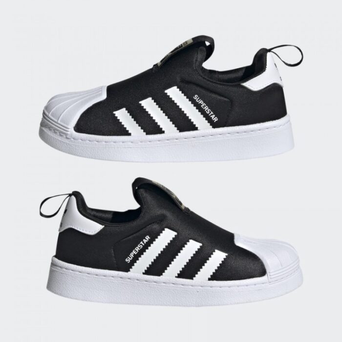 ⁦حذاء الأطفال سوبر ستار 360 سي من أديداس لون أسود للجنسين ADIDAS SUPERSTAR 360 C SHOES⁩ - الصورة ⁦7⁩