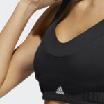 ⁦adidas FastImpact Luxe Run High-Support Bra - Black⁩ - الصورة ⁦10⁩