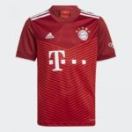 adidas FC Bayern Home Jersey - Red- تيشيرت اديداس بايرن ميونيخ الرسمي  للجنسين لون أحمر
