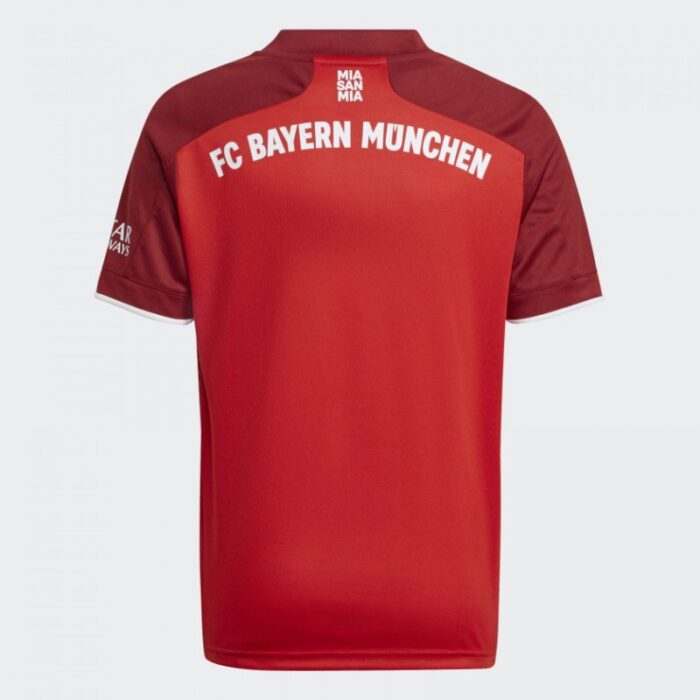 ⁦adidas FC Bayern Home Jersey - Red- تيشيرت اديداس بايرن ميونيخ الرسمي  للجنسين لون أحمر⁩ - الصورة ⁦2⁩