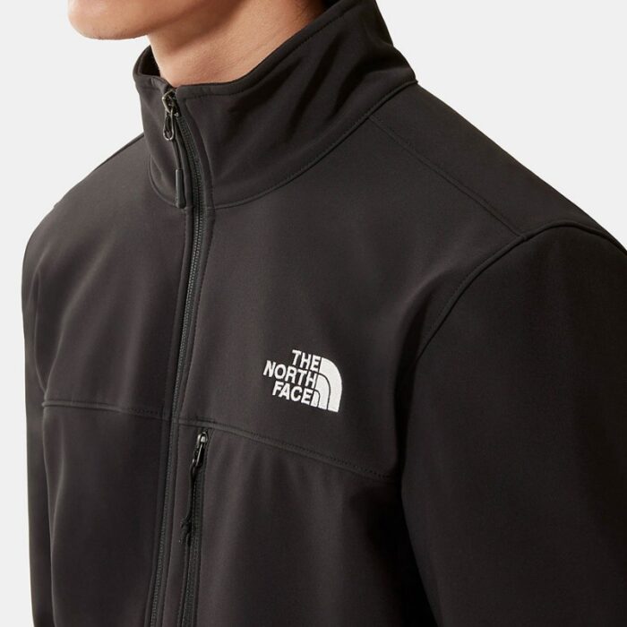 ⁦The North Face Men's Apex Bionic Jacket - جاكيت ذا نورث فيس ابيكس بيونيك للرجال لون أسود⁩ - الصورة ⁦2⁩