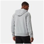 ⁦The North Face Men's M Exploration Zip Hoodie  - جاكيت ذا نورث فيس ام اكسبلوريشن هودي للرجال لون رمادي⁩ - الصورة ⁦2⁩