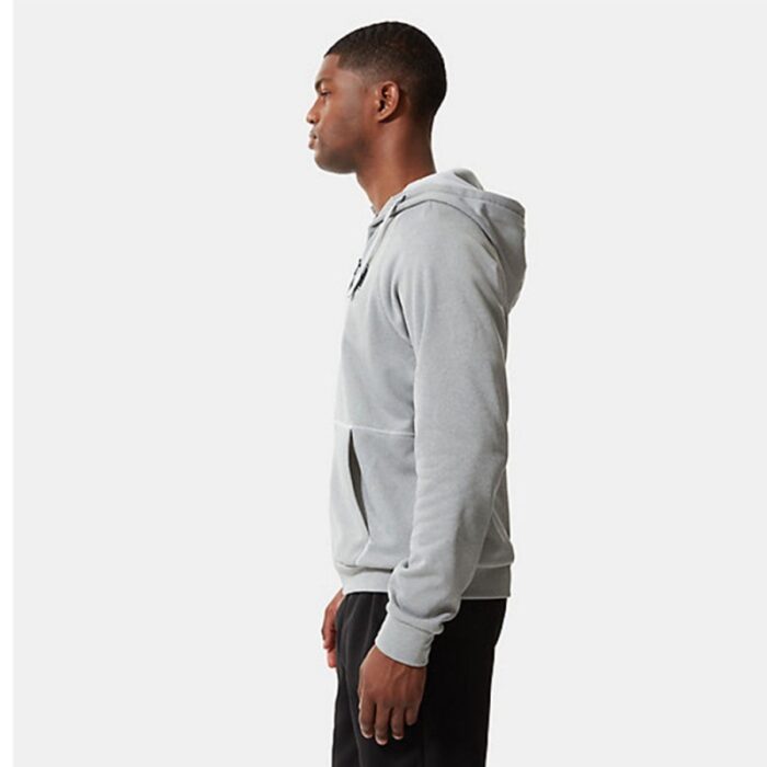 ⁦The North Face Men's M Exploration Zip Hoodie  - جاكيت ذا نورث فيس ام اكسبلوريشن هودي للرجال لون رمادي⁩ - الصورة ⁦3⁩