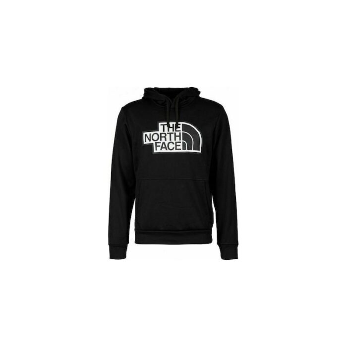 ⁦The North Face Men's Exploration Fleece Pullover Hoodie - تيشيرت ذا نورث فيس اكسبلوريشن فليس هودي للرجال لون أسود⁩ - الصورة ⁦2⁩
