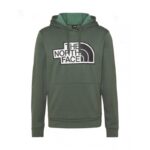 The North Face Men's Exploration Fleece Pullover Hoodie - تيشيرت ذا نورث فيس اكسبلوريشن فليس هودي للرجال لون زيتي غامق