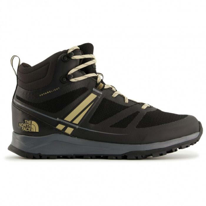 ⁦The North Face Men's Litewave Mid Futurelight Shoes - حذاء ذا نورث فيس لايت ويف ميد فيوترز للرجال لون أسود⁩ - الصورة ⁦2⁩