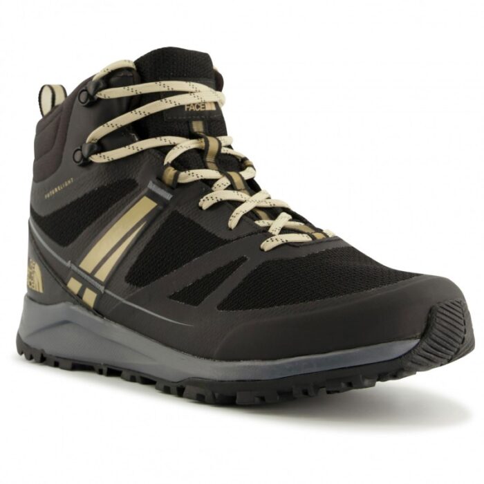 ⁦The North Face Men's Litewave Mid Futurelight Shoes - حذاء ذا نورث فيس لايت ويف ميد فيوترز للرجال لون أسود⁩ - الصورة ⁦3⁩