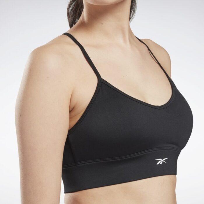 ⁦صدرية رياضية ريبوك وورك اوت ريدي للنساء لون أسود - Reebok Women's Workout Ready Sports Training Bra⁩ - الصورة ⁦6⁩