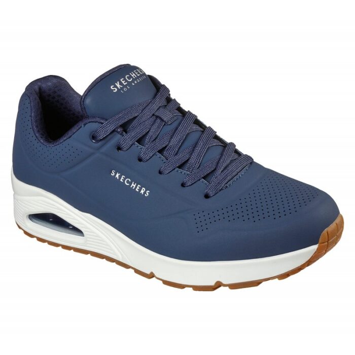 10308444_67db15ece1a8f Skechers Men's Uno - Stand On Air Shoes - حذاء سكيتشرز أونو ستاند اون اير للرجال لون كحلي - الصورة 1