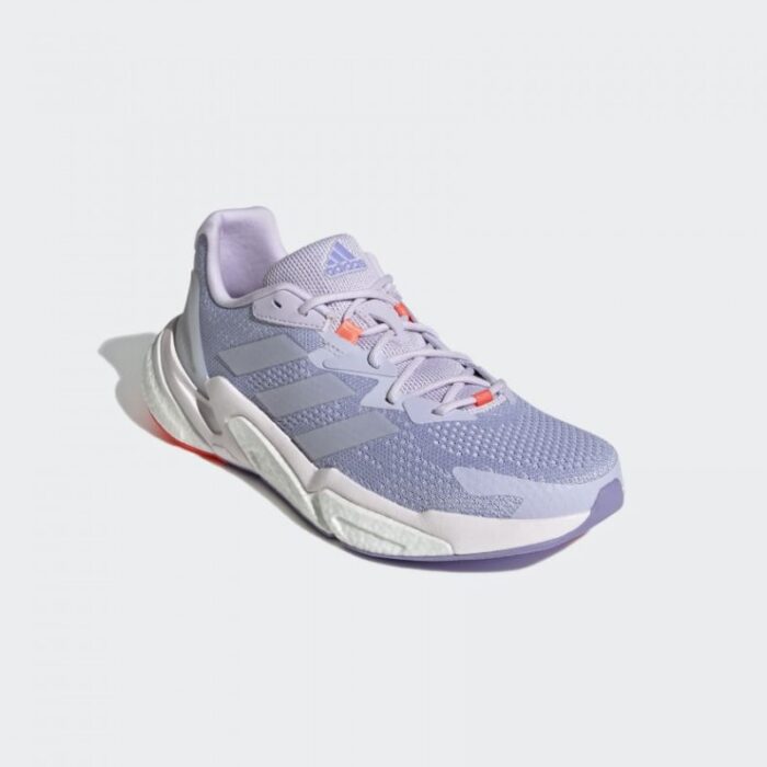 ⁦adidas Womens' X9000L3 Shoes - Purple- حذاء اديداس اكس 9000 ال 3 للنساء لون بنفسجي ونعل ابيض⁩ - الصورة ⁦5⁩