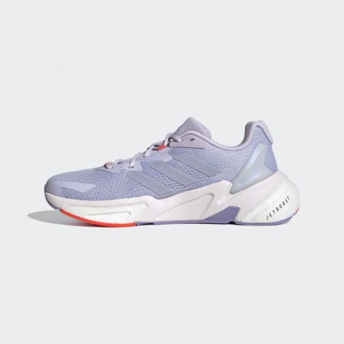 ⁦adidas Womens' X9000L3 Shoes - Purple- حذاء اديداس اكس 9000 ال 3 للنساء لون بنفسجي ونعل ابيض⁩ - الصورة ⁦7⁩