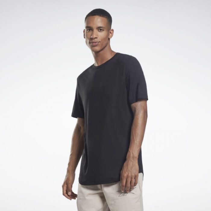 10309247_67db179c97344 تيشيرت ريبوك اكتيف شيل دريم بلند للرجال لون أسود - Reebok Men's Activchill Dreamblend T-Shirt- Black - الصورة 1