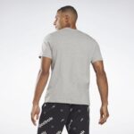 ⁦Reebok Mens' Graphic Series Vector Tee Grey- تيشيرت ريبوك جرافيك سيريس فيكتور للرجال لون رمادي⁩ - الصورة ⁦3⁩
