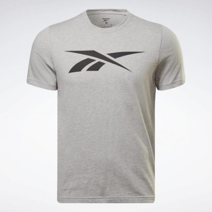 ⁦Reebok Mens' Graphic Series Vector Tee Grey- تيشيرت ريبوك جرافيك سيريس فيكتور للرجال لون رمادي⁩ - الصورة ⁦6⁩